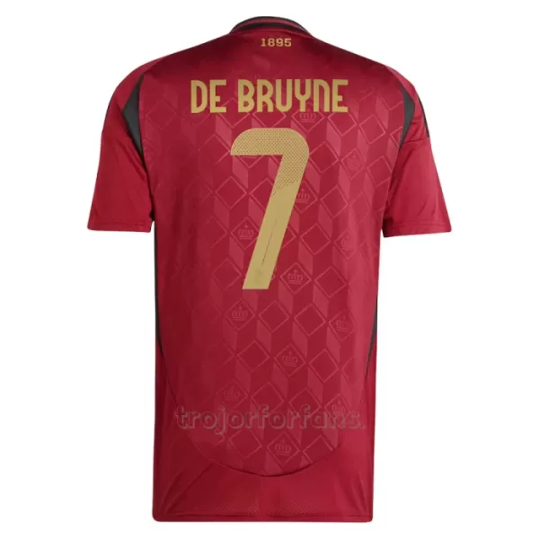 Belgien Kevin De Bruyne 7 Hemmatröja EM 2024