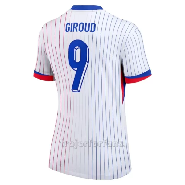 Frankrike Olivier Giroud 9 Bortatröja Dam EM 2024