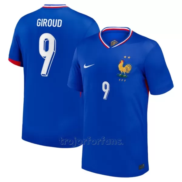 Frankrike Olivier Giroud 9 Hemmatröja EM 2024