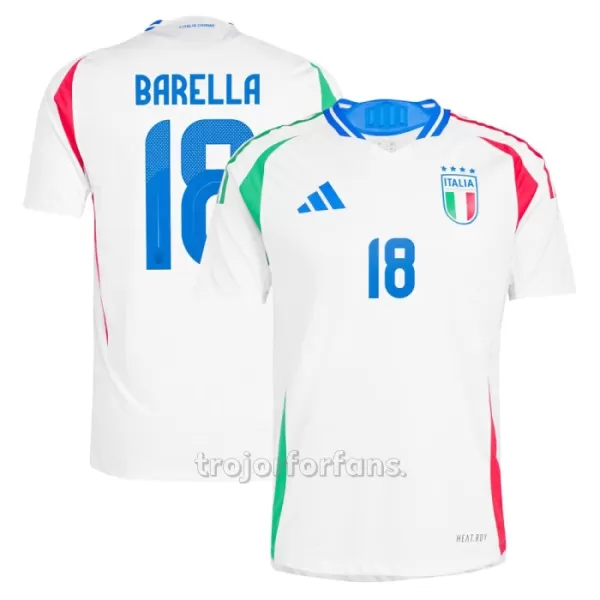 Italien Barella 18 Bortatröja EM 2024