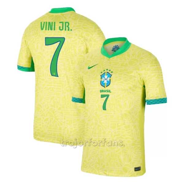 Brasilien Vinicius Junior 7 Hemmatröja 2024