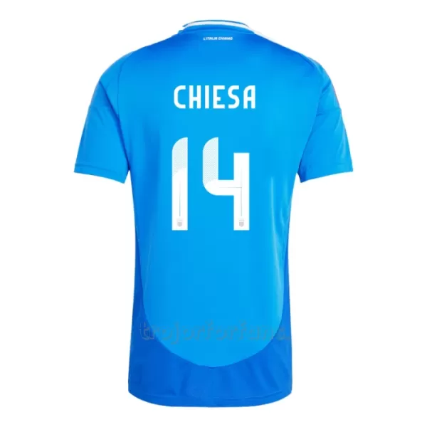 Italien Federico Chiesa 14 Hemmatröja EM 2024