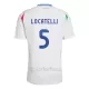 Italien Manuel Locatelli 5 Bortatröja EM 2024