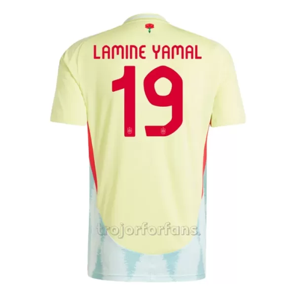 Spanien Lamine Yamal 19 Bortatröja EM 2024