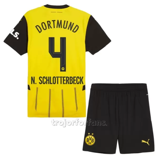 Borussia Dortmund Nico Schlotterbeck 4 Hemmatröja Barn 2024/25