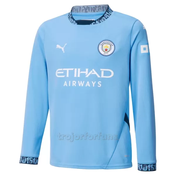 Manchester City Champions 24 Hemmatröja 2024/25 Långärmad