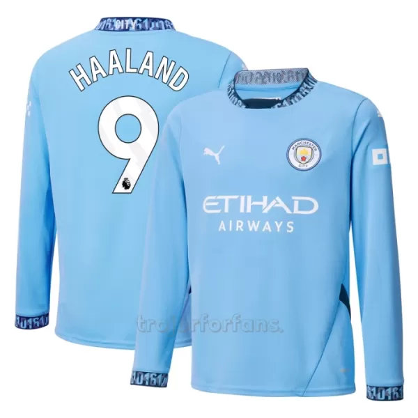 Manchester City Erling Haaland 9 Hemmatröja 2024/25 Långärmad