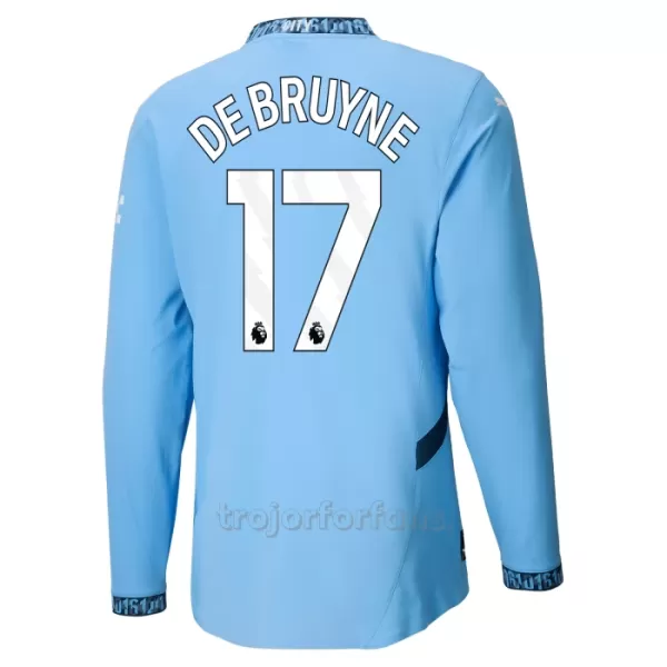 Manchester City Kevin De Bruyne 17 Hemmatröja 2024/25 Långärmad