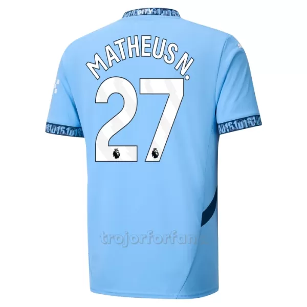 Manchester City Matheus Nunes 27 Hemmatröja 2024/25