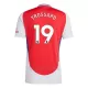 Arsenal Trossard 19 Hemmatröja 2024/25