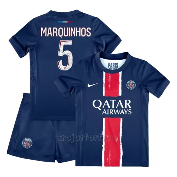 Paris Saint-Germain Marquinhos 5 Hemmatröja Barn 2024/25