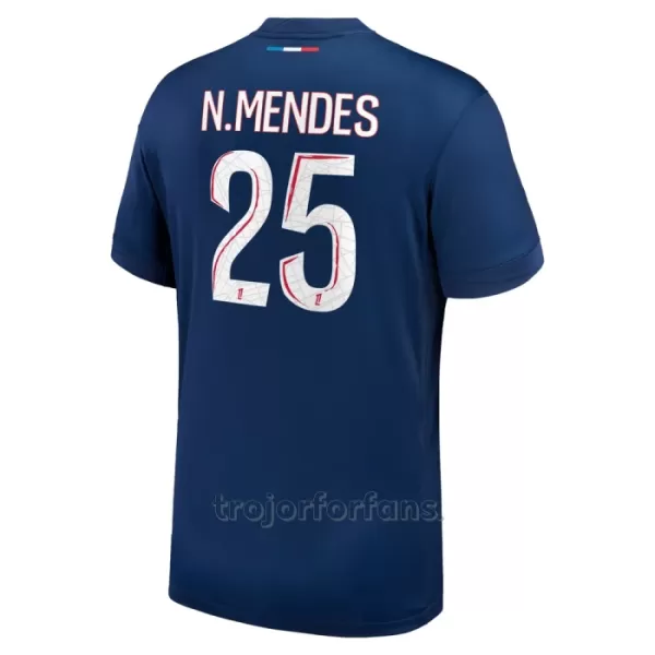 Paris Saint-Germain Nuno Mendes 25 Hemmatröja 2024/25