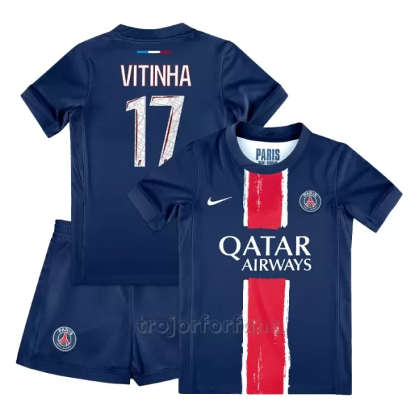 Paris Saint-Germain Vitinha 17 Hemmatröja Barn 2024/25