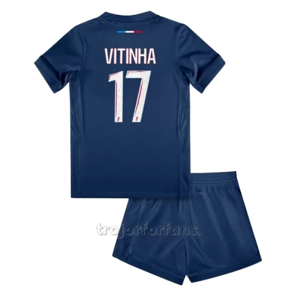 Paris Saint-Germain Vitinha 17 Hemmatröja Barn 2024/25