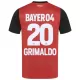 Bayer 04 Leverkusen Alejandro Grimaldo 20 Hemmatröja 2024/25