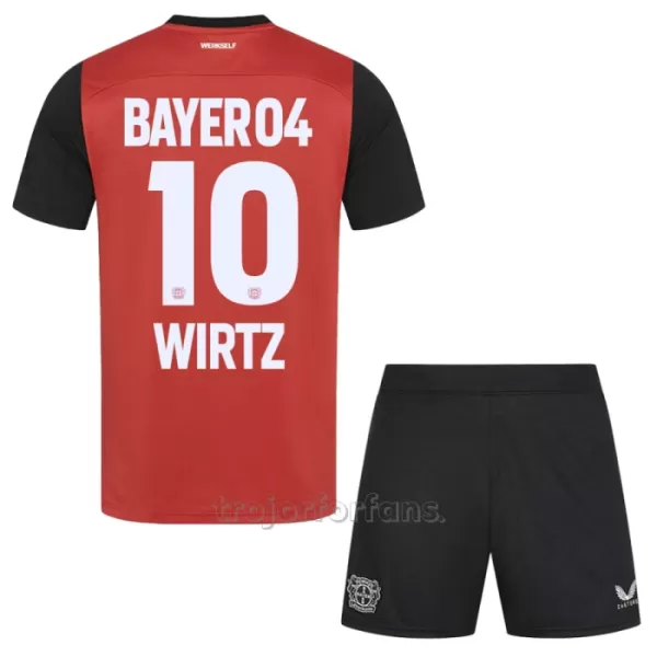 Bayer 04 Leverkusen Florian Wirtz 10 Hemmatröja Barn 2024/25