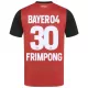 Bayer 04 Leverkusen Jeremie Frimpong 30 Hemmatröja 2024/25