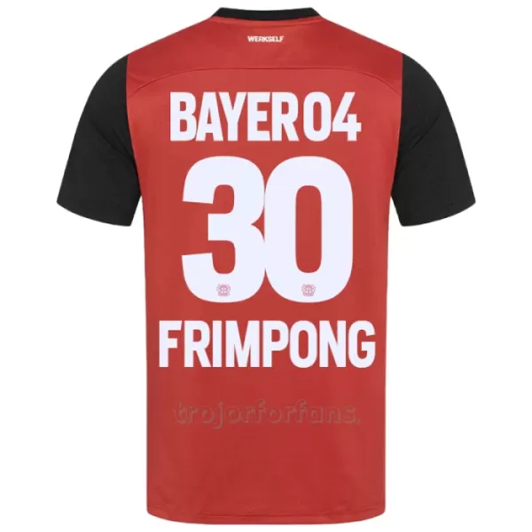 Bayer 04 Leverkusen Jeremie Frimpong 30 Hemmatröja Barn 2024/25