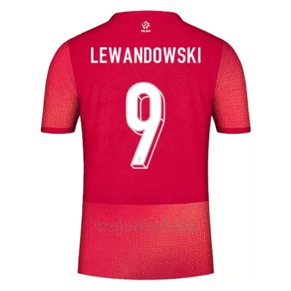 Polen Robert Lewandowski 9 Bortatröja EM 2024