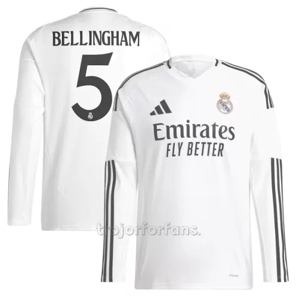 Real Madrid Jude Bellingham 5 Hemmatröja 2024/25 Långärmad