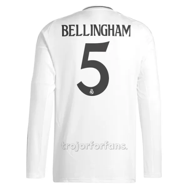 Real Madrid Jude Bellingham 5 Hemmatröja 2024/25 Långärmad