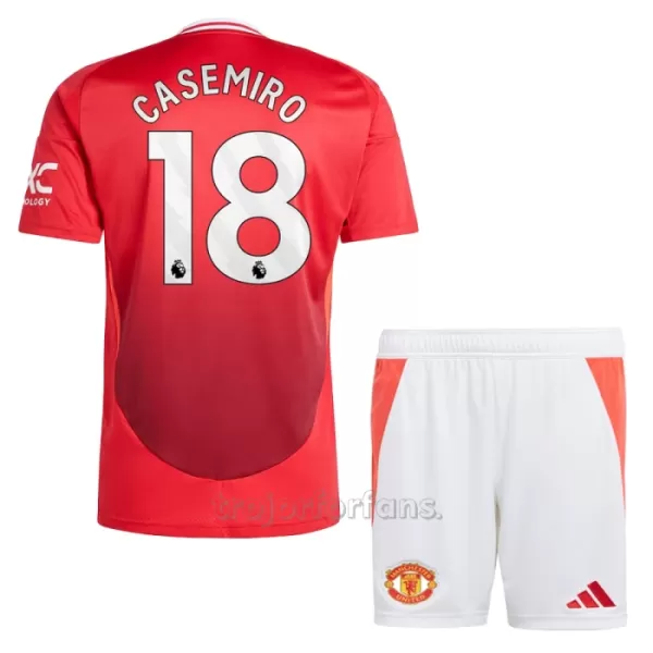 Manchester United Casemiro 18 Hemmatröja Barn 2024/25