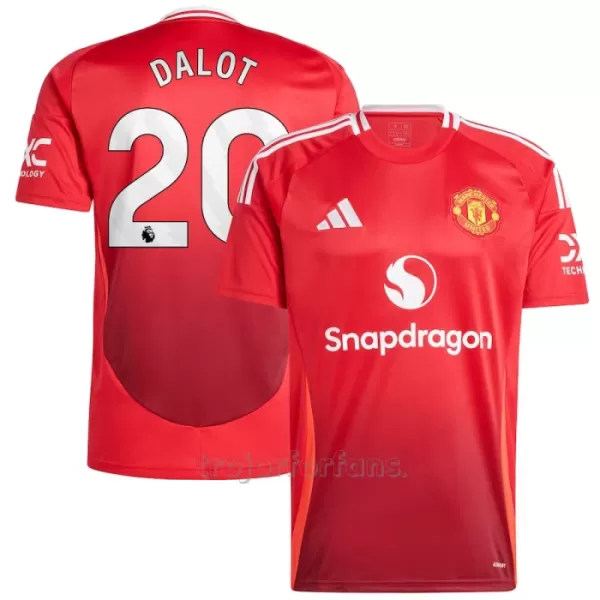 Manchester United Diogo Dalot 20 Hemmatröja 2024/25