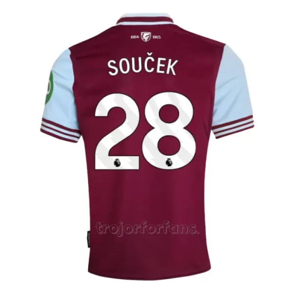 West Ham United Soucek 28 Hemmatröja 2024/25