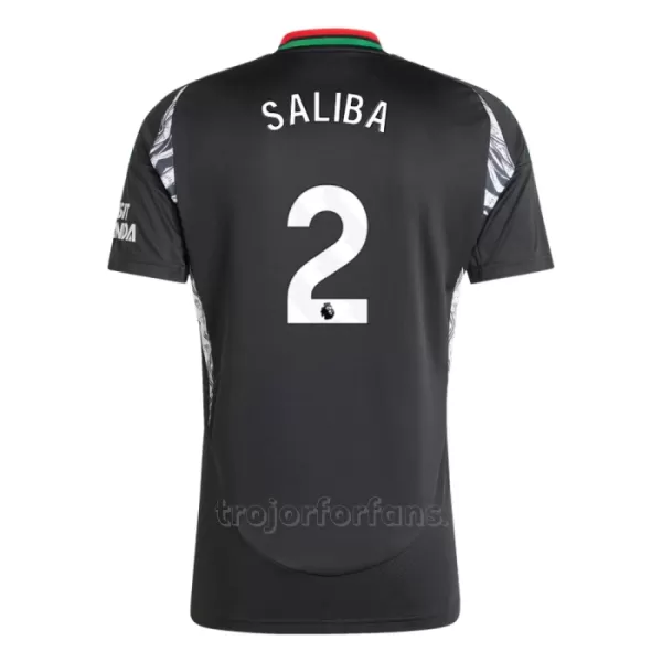 Arsenal Saliba 2 Bortatröja 2024/25