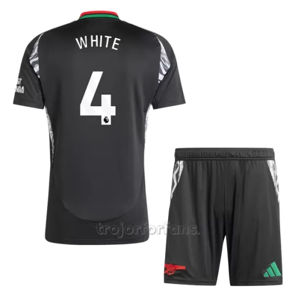 Arsenal White 4 Bortatröja Barn 2024/25