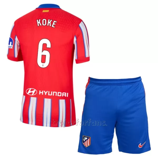 Atlético Madrid Koke 6 Hemmatröja Barn 2024/25