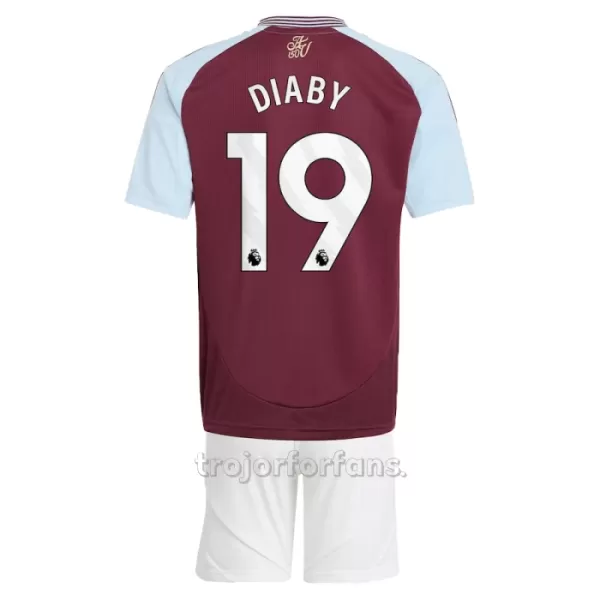 Aston Villa Diaby 19 Hemmatröja Barn 2024/25