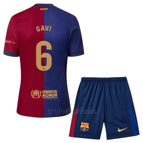 FC Barcelona Gavi 6 Hemmatröja Barn 2024/25