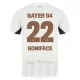 Bayer 04 Leverkusen Victor Boniface 22 Bortatröja 2024/25