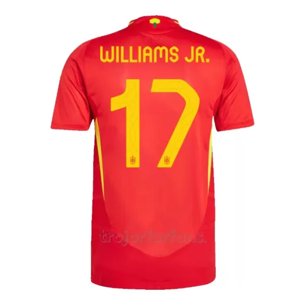 Spanien Williams JR 17 Hemmatröja Barn EM 2024