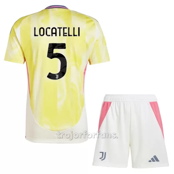 Juventus Locatelli 5 Bortatröja Barn 2024/25