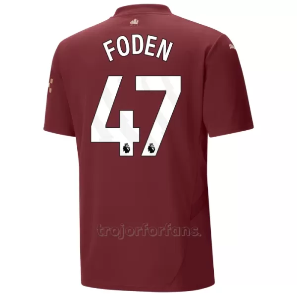 Manchester City Phil Foden 47 Tredjetröja Barn 2024/25