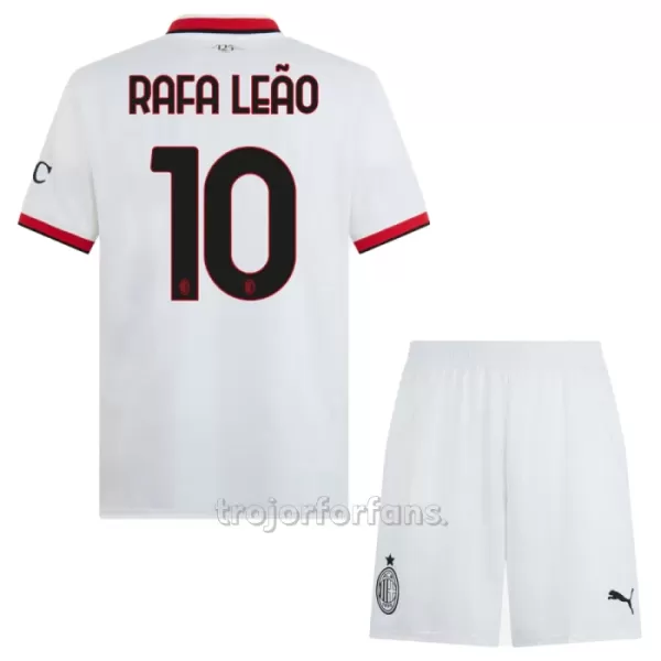 AC Milan Rafael Leão 10 Bortatröja Barn 2024/25