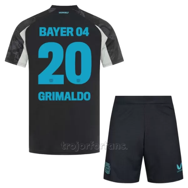 Bayer 04 Leverkusen Alejandro Grimaldo 20 Tredjetröja Barn 2024/25