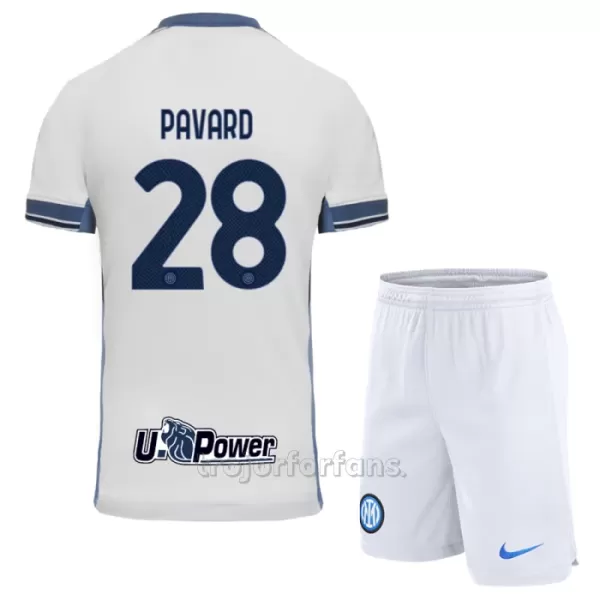 Inter Milan Benjamin Pavard 28 Bortatröja Barn 2024/25