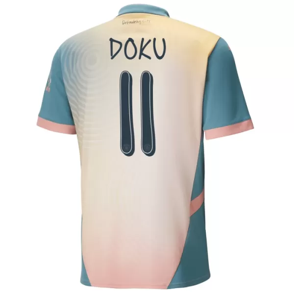 Manchester City Jérémy Doku 11 Fjärdetröja 2024/25