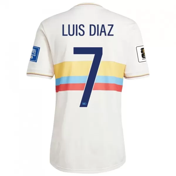 Colombia Luis Díaz 7 Tröja Årsjubileum 2024